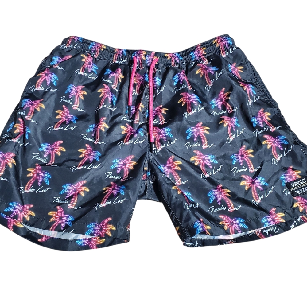WEZC Shorts Mens Large Women’s XL Multicolor Drawstring Elastic